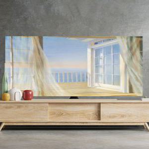 텔레비젼 TV 덮개 커버 가리개 티비덮개 먼지 보호 명화그림 앨리스달튼브라운