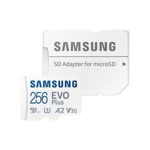 삼성전자 삼성 공식인증 마이크로SD카드 EVO PLUS 256GB MB-MC256SA 메모리카드 (14375028)