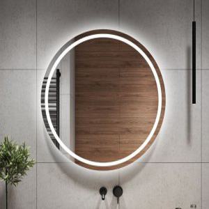 욕실 거울 LED 간접 조명 원형 터치 카페 호텔 미러 터치식 스크린 화장대 화장실