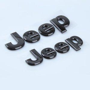 지프 Jeep 엠블럼 레터링 로고 스티커 트렁크 루비콘 리미티드