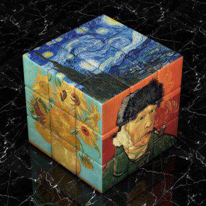 고흐 명화 큐브 포토퍼즐 선물 퍼즐 3x3 큐브장난감