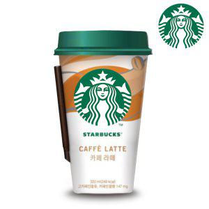 스타벅스 카페라떼 컵커피 320mlX10컵/음료/음료수