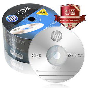 HP CD-R 700MB 50장벌크/공CD/공시디/공DVD/CD케이스
