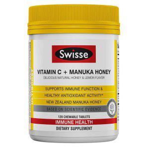 Swisse Vitamin C 스위스 비타민C 마누카 꿀 120정