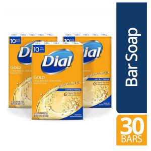 Dial Bar Soap Gold 다이알 항균 비누 바 골드 30개입