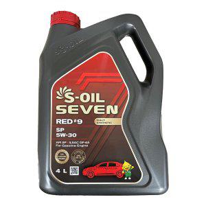 에스오일 세븐레드 9 SP 5W30 4L 세븐레드9 가솔린