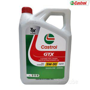캐스트롤 GTX SP C2/C3 5W30 6L 가솔린/디젤 겸용 100%합성유 2024 신제품