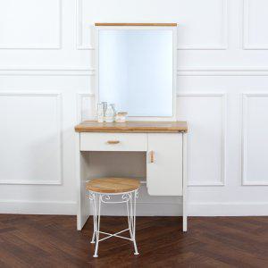 에보니아 하리쉬 원목 화장대세트/화장대+거울+의자