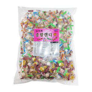 고려 2kg 대용량캔디 4종 종합/과일/박하/누룽지