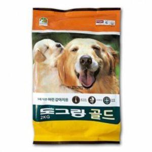 [지니얼펫] 도그랑 강아지 애견 사료 골드 절약형(자견용) 2kg