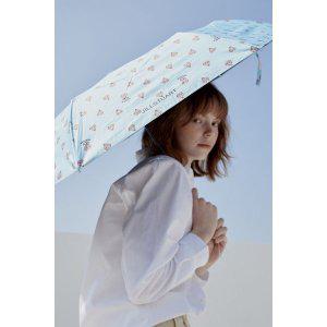 [갤러리아] JAUM3E041B2  23SS  블루 쁘띠 프린트 초경량 우산 겸 양산