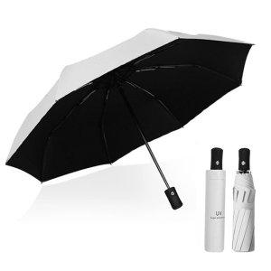 [장마대비] 1+1 자외선 차단 UV 반자동 3단 우산