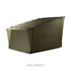 백컨트리 이지쉘터 올리브 그린 리빙쉘 감성 겨울캠핑 자립형 쉘터 차박 텐트