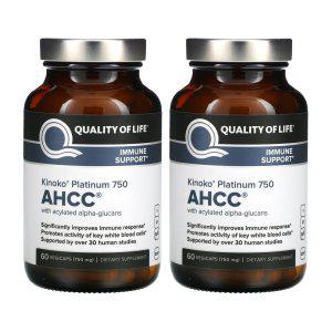 1+1 키노코 플래티넘 AHCC 표고버섯균사체 60캡슐