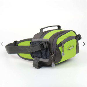 등산용 힙색 녹색 허리색 가벼운 가방 간편한 스포츠 야외활동