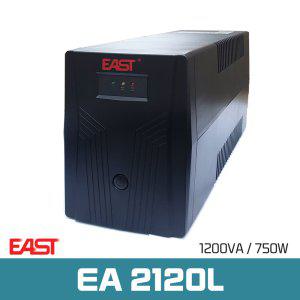 한국이스트 EA2120L 1200VA 720W LED 소형 UPS Off-line 무정전전원장치 타워형