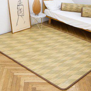거실 대자리 카페트(180x230cm) 여름 깔개 특대형 프리미엄 쿠션 한일 bamboo mat