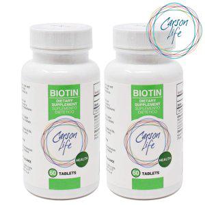 비오틴 5000 mcg 60정 Biotin 비오틴정 2병