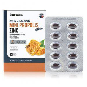 면역력 엔젯오리진 뉴질랜드 미니 프로폴리스 아연 영양제 항산화 환절기 개선 필수 USA