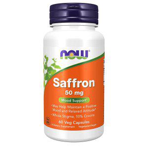 해외 NOW Supplements Saffron 사프론 50mg 60캡슐