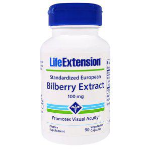 해외 Life Extension Bilberry 100mg 빌베리 90캡슐