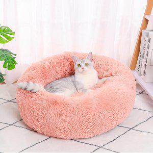 강아지방석 고양이 원형 쿠션 베개 미끄럼방지 패드 집 하우스 S-L
