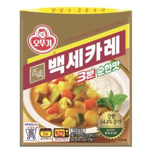 오뚜기 3분 백세카레 순한맛 (200G)