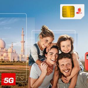 아랍에미리트 UAE 5G/4G 유심카드 (아부다비 공항 픽업)