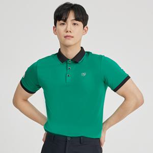 PGR골프 남성 소매배색 반팔티셔츠 GT-3319 남자 골프웨어 골프복
