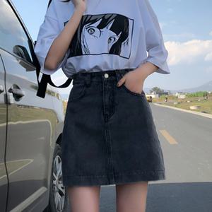 아리 미니 데님 스커트 청치마 코디 여성