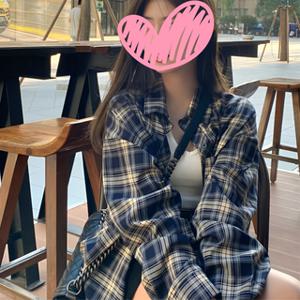 미오 루즈핏 체크 셔츠 코디 여성 셔츠블라우스 원피스 남방