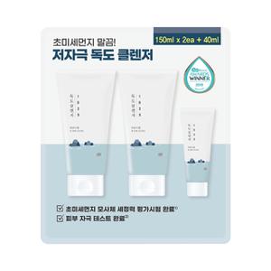 라운드랩 독도 클렌저 150ml x 2 + 40ml 저자극 클렌징폼