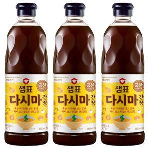 샘표 다시마 간장 860ml x 3 양조간장