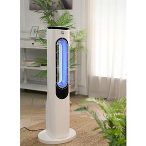 LED 리모컨 음이온 날개없는  선풍기