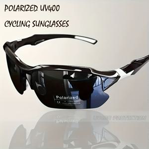 하프 프레임 기하학 스포츠 안경, 남녀공용 야외 자전거 안경
