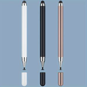 태블릿 및 모바일용 2in1 유니버설 스타일러스 펜 3개 세트, 안드로이드 및 아이폰용, 아이패드 액세서리, 드로잉 태블릿 전용 용량식 터치 펜