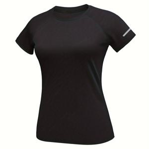 여성용 스포츠 티셔츠, 퀵 드라이, 통기성 좋은, 편안한 피트니스 트레이닝용 반팔 티셔츠, 액티브웨어