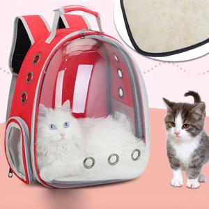 개와 고양이를 위한 애완 동물 버블 배낭, 야외용 휴대용 고양이 배낭 캐리어, 애완 동물 캡슐 배낭