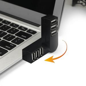 PC 허브 USB용 노트북에 사용, 고품질, 회전식 스플리터, 소형 어댑터 3포트