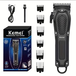 Kemei KM-1071 전기 머리 깎기 USB 충전식 무선 수염 트리머 남자 강력한 머리 깎기 트리밍 도구