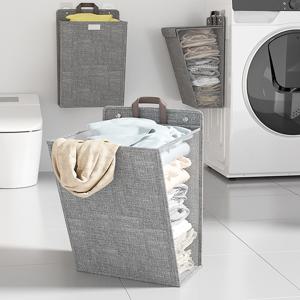 휴대용 대용량 세탁 바구니, 시각적 창문이 있는 옷 바구니, 완벽한 세탁 가방