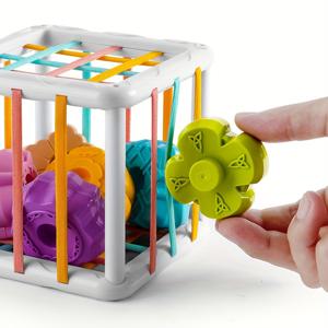 몬테소리 어린이 교육 유아용 장난감, 유아용 색상 인식 핸드 그랩 볼, 액세서리 색상 무작위, 손가락 강도를 훈련하기 위한 좋은 장난감