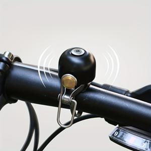 1개 클래식 레트로 자전거 벨, 0.87인치 황동 벨, 큰 소리, 산악 자전거 경적, 로드 바이크용 범용 자전거 액세서리, 1.1인치 직경 설치 클램프 포함