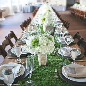 1개의 이끼 테이블 러너, 공예, 결혼식 파티 장식용 보존 이끼 매트, 12인치 x 48인치의 녹색 이끼 롤, 요정 정원, 숲 테이블 장식용 이끼 카펫, 녹색 이끼 잔디 벽을 위한 30x120cm의 이끼 매트