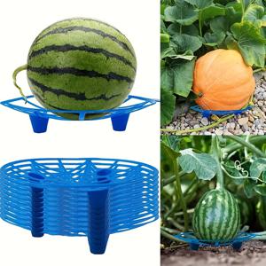 수박, 딸기 및 호박용 10피스 파란색 플라스틱 정원 스테이크 - 땅 부패로부터 생산물 보호