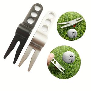 골프 디보트 수리 도구 및 볼 마커, 아연 합금 마커 도구 골프 도구 골프 액세서리