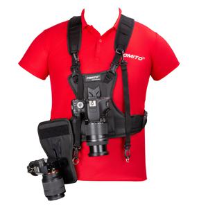 FOMITO SLR 마이크로 싱글 카메라 사진 촬영 어깨 스트랩 사진 촬영용 조끼 야외 퀵핏 조끼 퀵 카메라 허리 걸이