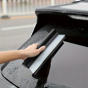 실리콘 자동차 세차 스퀴지 - 부드럽고 긁힘 없는 윈드실드 & 창문 클리너, 페인트 안전 물 스크레이퍼 도구.