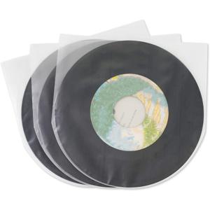 50/100개 비닐 레코드 인서 슬리브, LP 투명 비닐 레코드 커버 슬리브, 반정전 플라스틱 둥근 바닥 보호 슬리브 비닐 LP (레코드 7인치, 12인치)