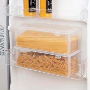 2피스 대용량 국수 보관함 - 냉장고용 밀봉 크리스퍼, 파스타 & 스파게티에 이상적.